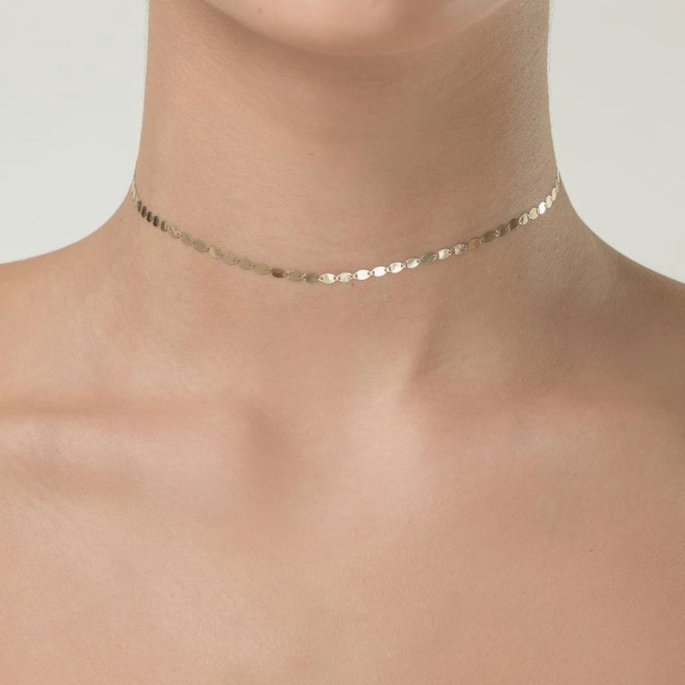 Lana Jewelry Petite Nude Chain Choker 14 Karat gold Retail is $ 465